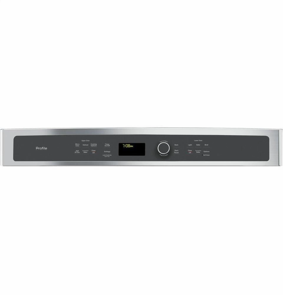 Ge Appliances PT7800SHSS Ge Profile&#8482; 30" Built-In Combination Convection Microwave/Convection Wall Oven