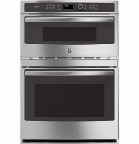 Ge Appliances PT9800SHSS Ge Profile&#8482; 30 In. Combination Double Wall Oven With Convection And Advantium Technology Wall Ovens oven with smart temperature control