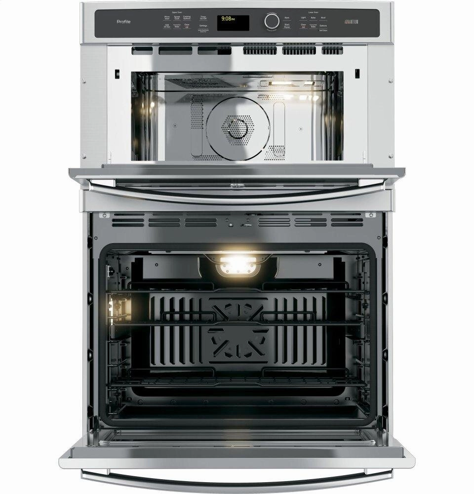 Ge Appliances PT9800SHSS Ge Profile&#8482; 30 In. Combination Double Wall Oven With Convection And Advantium Technology