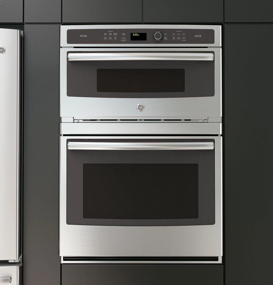 Ge Appliances PT9800SHSS Ge Profile&#8482; 30 In. Combination Double Wall Oven With Convection And Advantium Technology