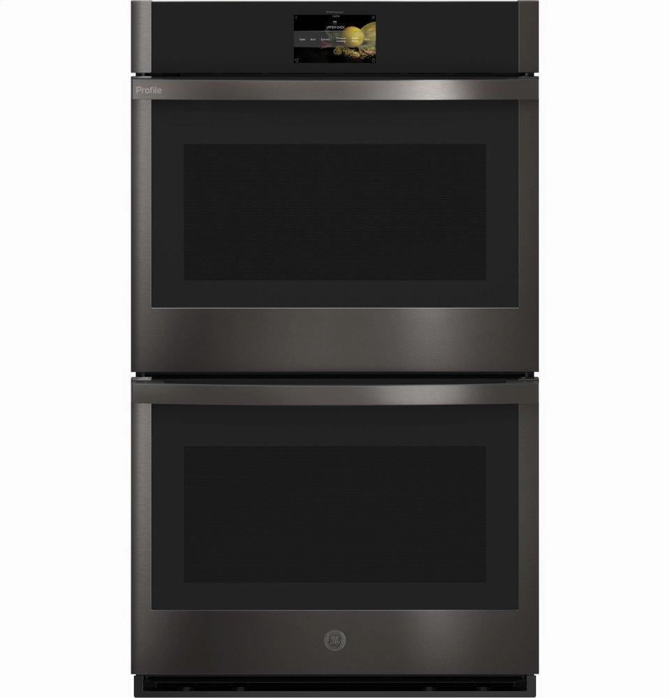 Ge Appliances PTD7000BNTS Ge Profile&#8482; 30" Smart Built-In Convection Double Wall Oven With No Preheat Air Fry And Precision Cooking Wall Ovens 27 inch wall oven built-in