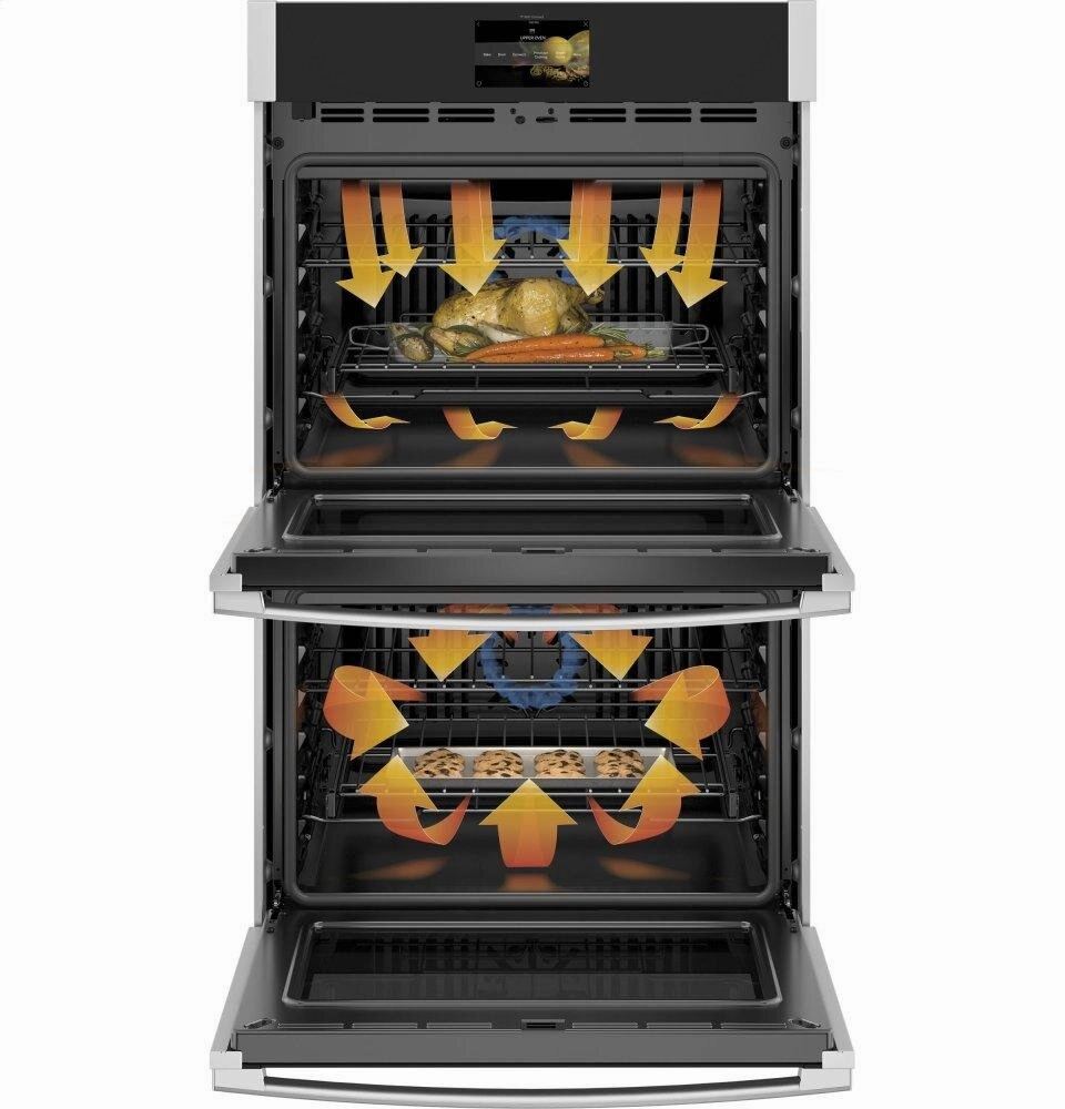 Ge Appliances PTD7000SNSS Ge Profile&#8482; 30" Smart Built-In Convection Double Wall Oven With No Preheat Air Fry And Precision Cooking