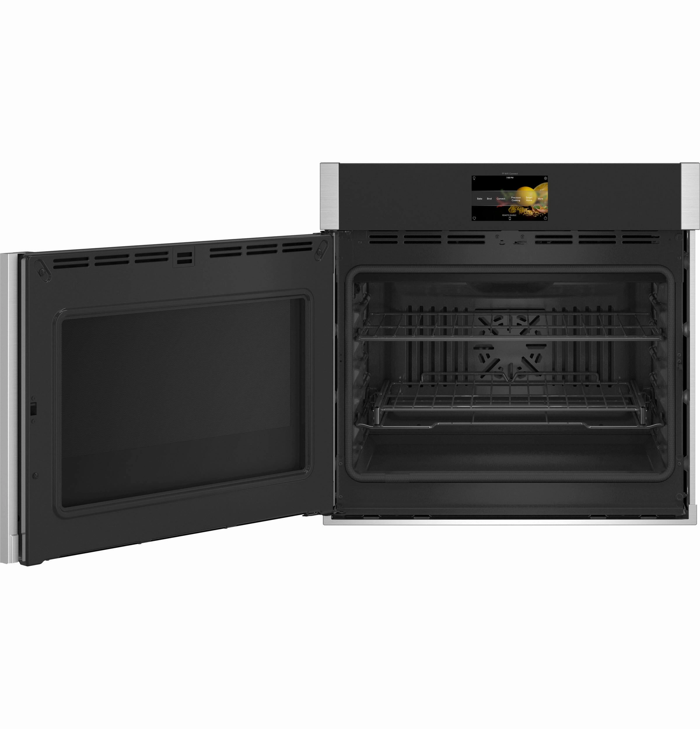 Ge Appliances PTS700LSNSS Ge Profile&#8482; 30" Smart Built-In Convection Single Wall Oven With Left-Hand Side-Swing Doors