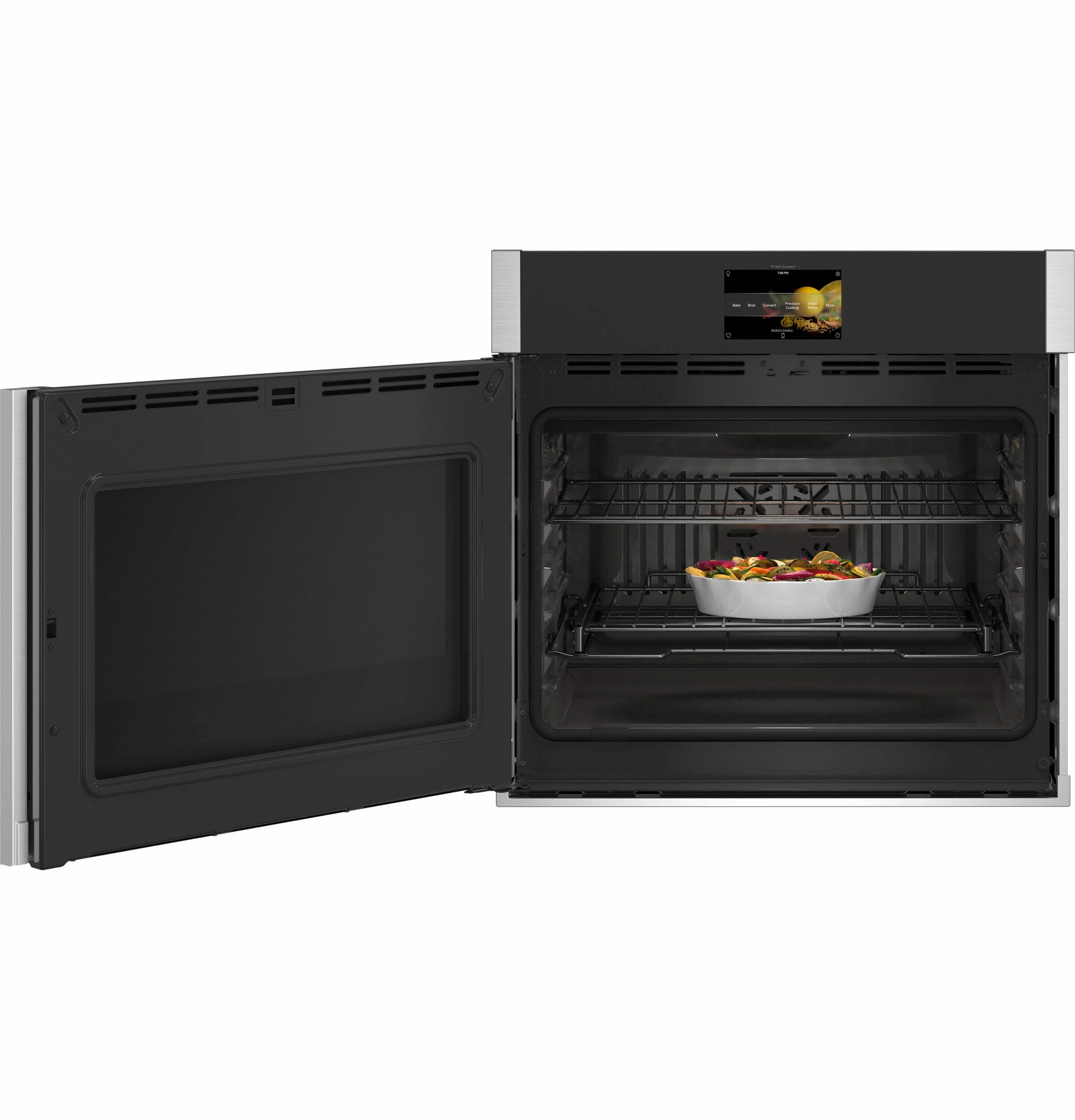Ge Appliances PTS700LSNSS Ge Profile&#8482; 30" Smart Built-In Convection Single Wall Oven With Left-Hand Side-Swing Doors