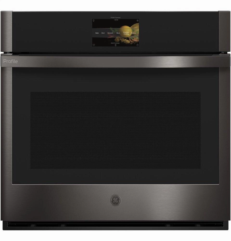 Ge Appliances PTS9000BNTS Ge Profile&#8482; 30" Smart Built-In Convection Single Wall Oven With In-Oven Camera And No Preheat Air Fry Wall Ovens 27 inch wall oven built-in