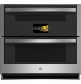 Ge Appliances PTS9200SNSS Ge Profile&#8482; 30" Smart Built-In Twin Flex Convection Wall Oven Wall Ovens convection wall oven with steam assist
