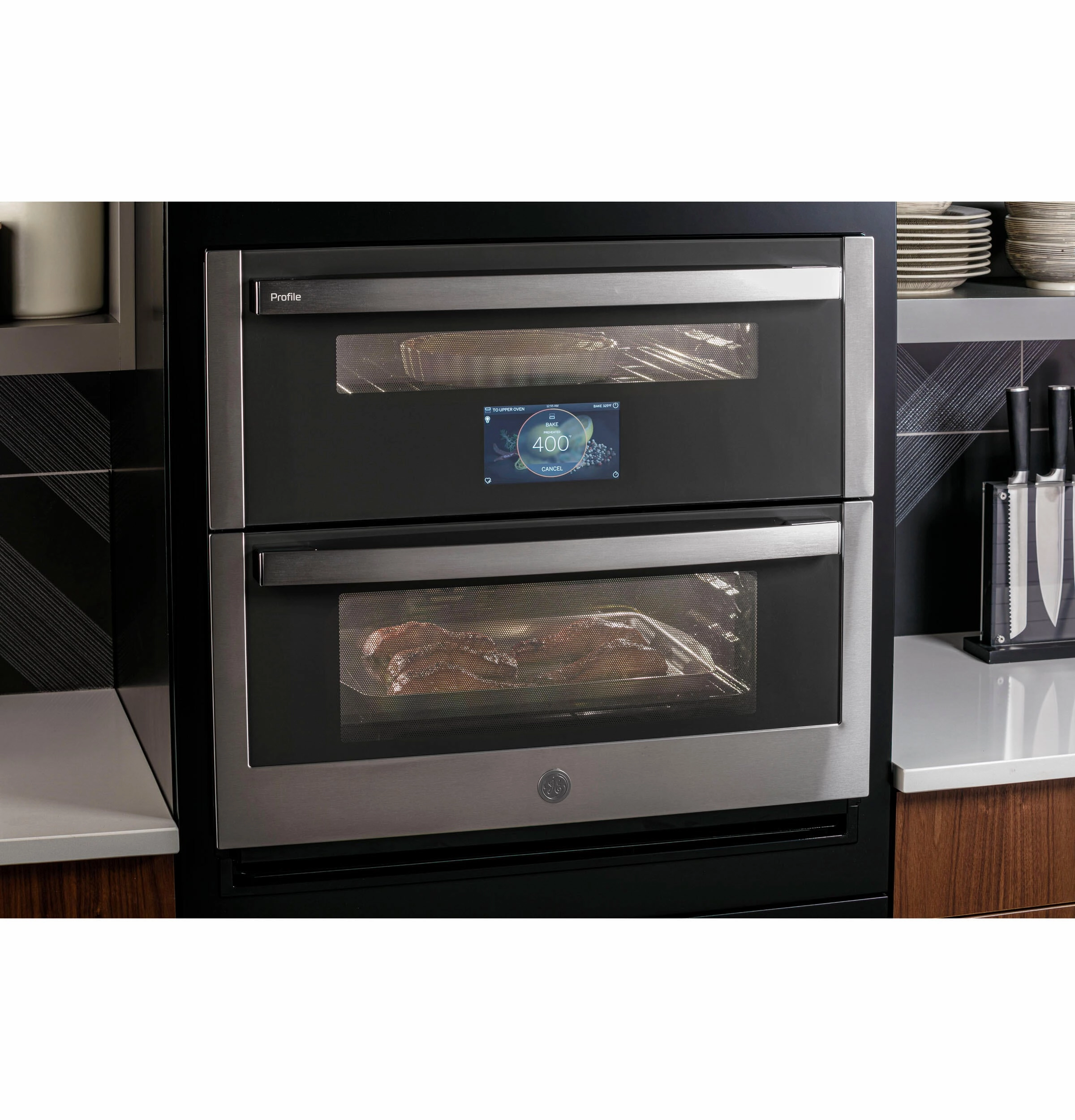 Ge Appliances PTS9200SNSS Ge Profile&#8482; 30" Smart Built-In Twin Flex Convection Wall Oven