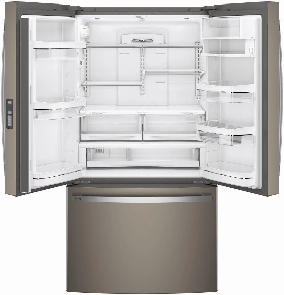 Ge Appliances PWE23KMKES Ge Profile&#8482; Series Energy Star? 23.1 Cu. Ft. Counter-Depth French-Door Refrigerator