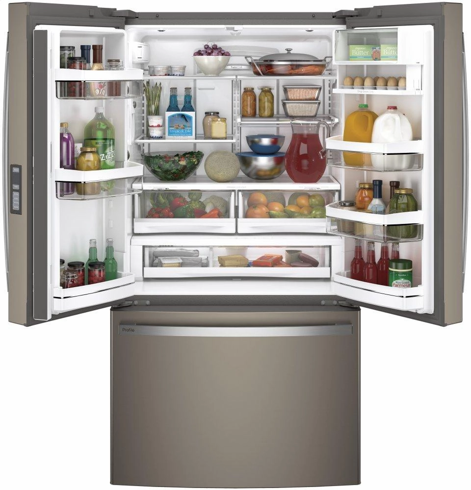 Ge Appliances PWE23KMKES Ge Profile&#8482; Series Energy Star? 23.1 Cu. Ft. Counter-Depth French-Door Refrigerator