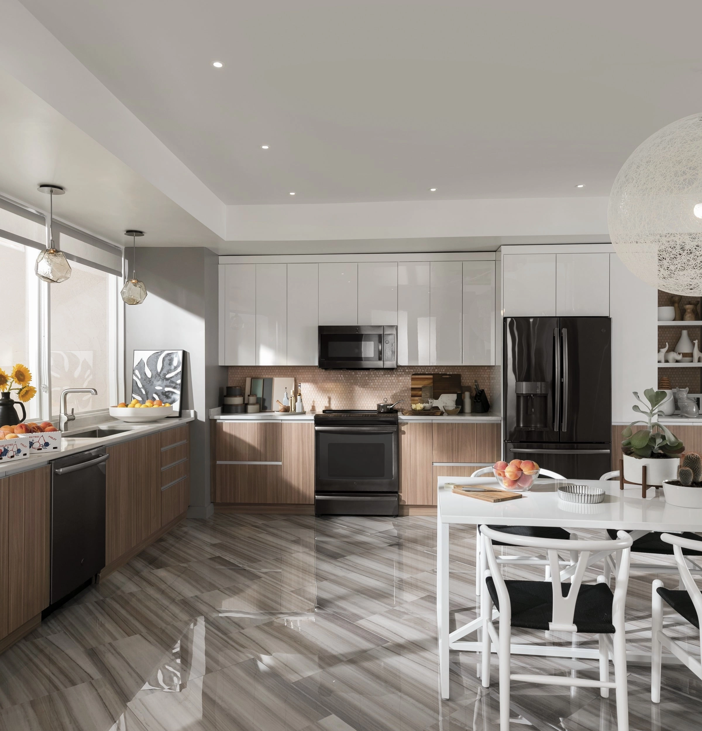 Ge Appliances PYE22KBLTS Ge Profile&#8482; Series Energy Star? 22.1 Cu. Ft. Counter-Depth French-Door Refrigerator With Hands-Free Autofill