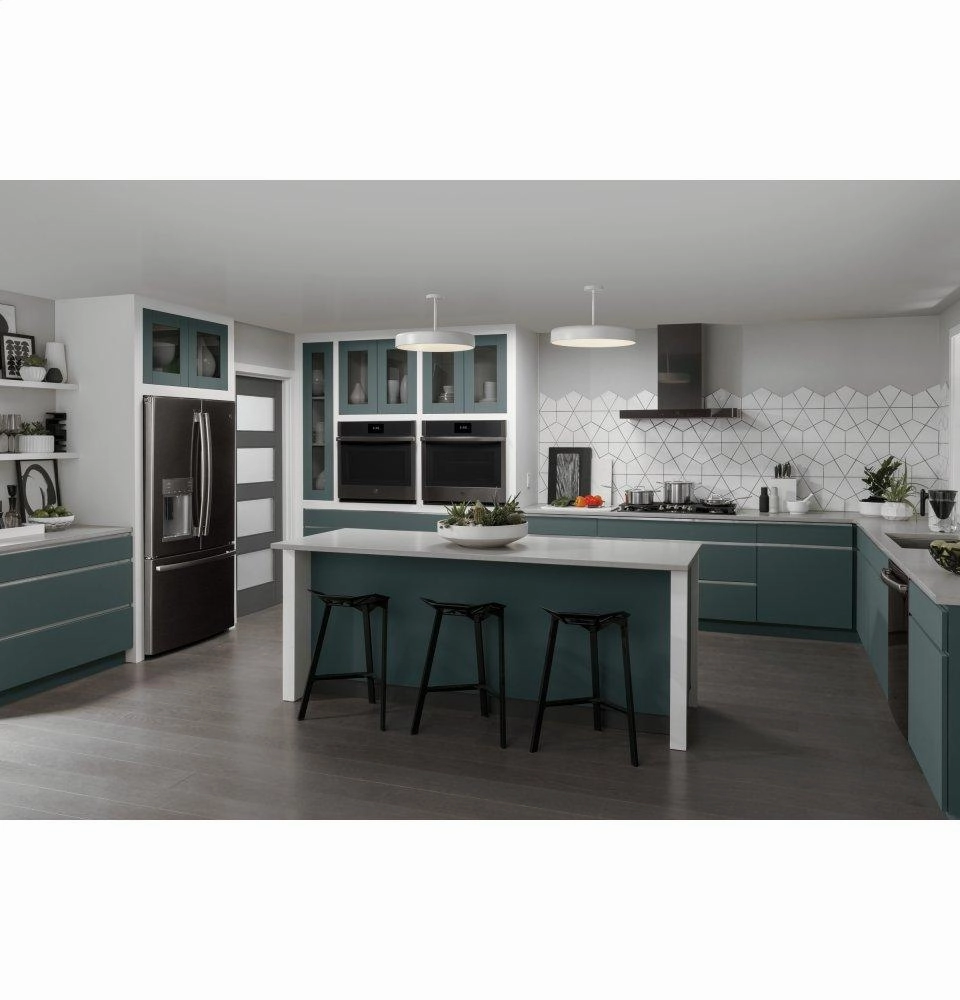 Ge Appliances PYE22KBLTS Ge Profile&#8482; Series Energy Star? 22.1 Cu. Ft. Counter-Depth French-Door Refrigerator With Hands-Free Autofill