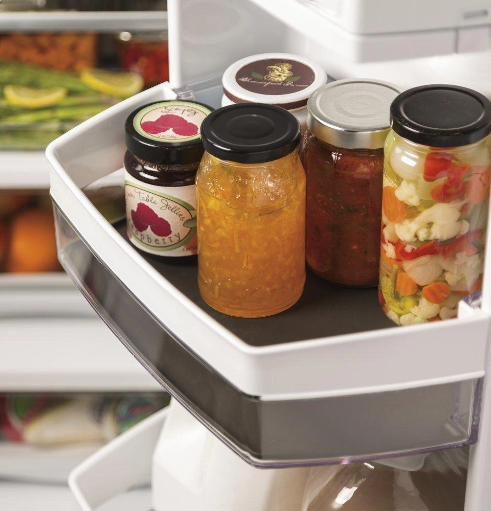Ge Appliances PYE22KBLTS Ge Profile&#8482; Series Energy Star? 22.1 Cu. Ft. Counter-Depth French-Door Refrigerator With Hands-Free Autofill