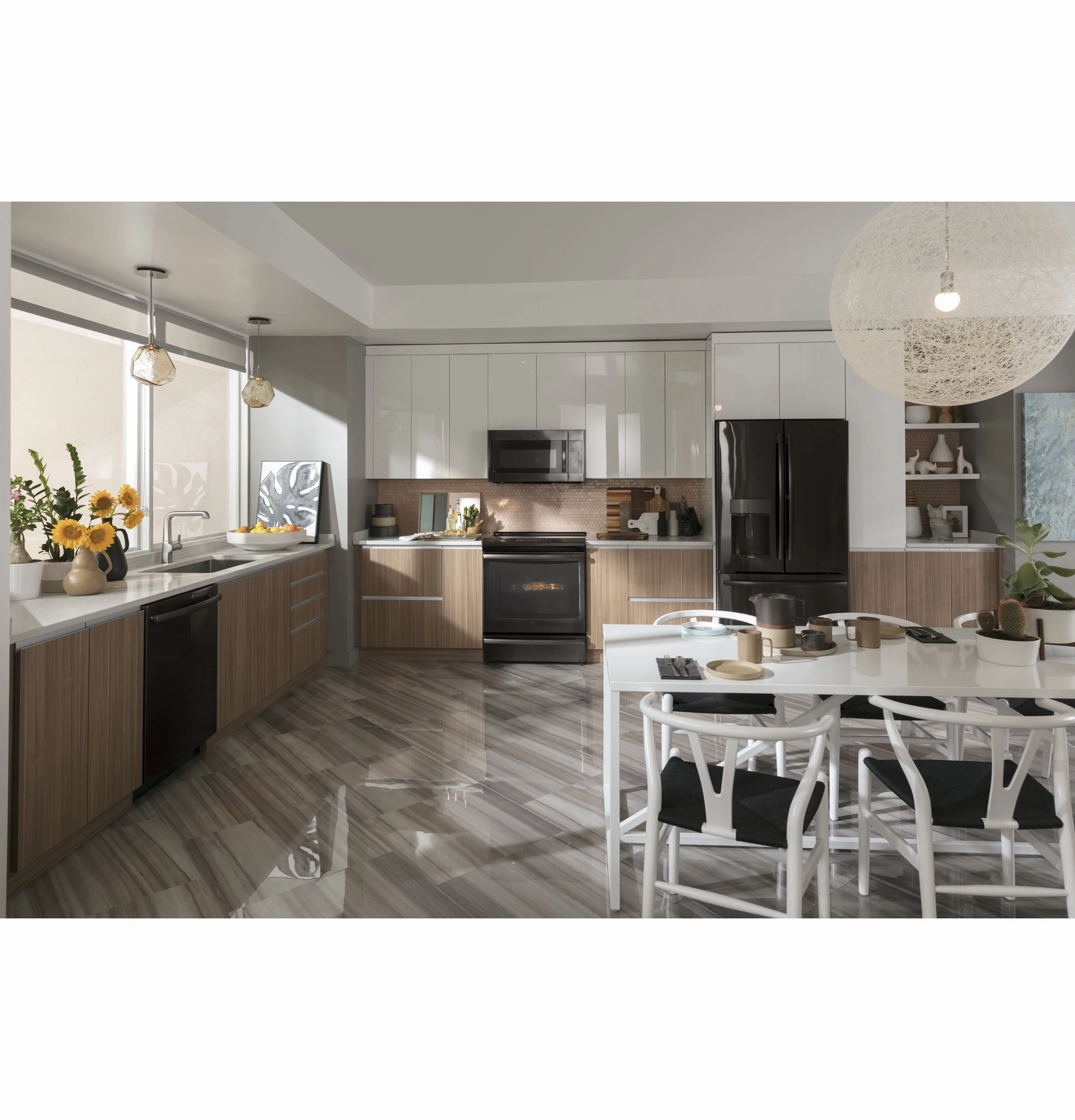 Ge Appliances PYE22KBLTS Ge Profile&#8482; Series Energy Star? 22.1 Cu. Ft. Counter-Depth French-Door Refrigerator With Hands-Free Autofill