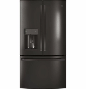 Ge Appliances PYE22KBLTS Ge Profile&#8482; Series Energy Star? 22.1 Cu. Ft. Counter-Depth French-Door Refrigerator With Hands-Free Autofill Freestanding Refrigerators freestanding fridge freezer combo