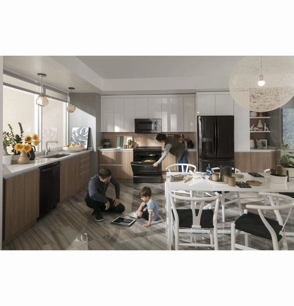 Ge Appliances PYE22KBLTS Ge Profile&#8482; Series Energy Star? 22.1 Cu. Ft. Counter-Depth French-Door Refrigerator With Hands-Free Autofill