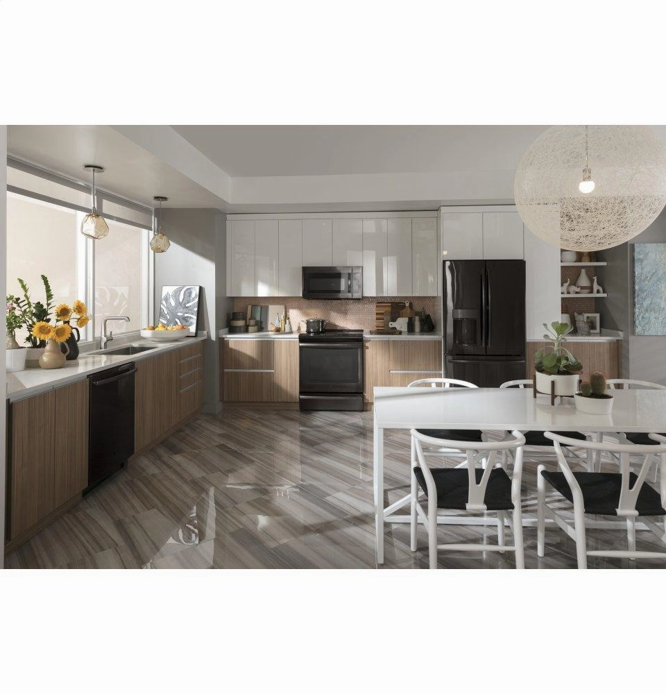 Ge Appliances PYE22KBLTS Ge Profile&#8482; Series Energy Star? 22.1 Cu. Ft. Counter-Depth French-Door Refrigerator With Hands-Free Autofill