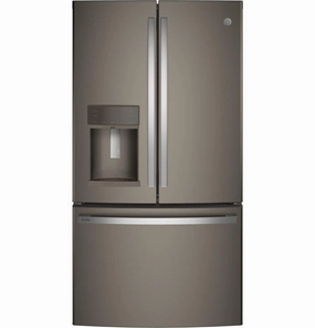 Ge Appliances PYE22KMKES Ge Profile&#8482; Series Energy Star? 22.1 Cu. Ft. Counter-Depth French-Door Refrigerator With Hands-Free Autofill Freestanding Refrigerators freestanding fridge freezer combo