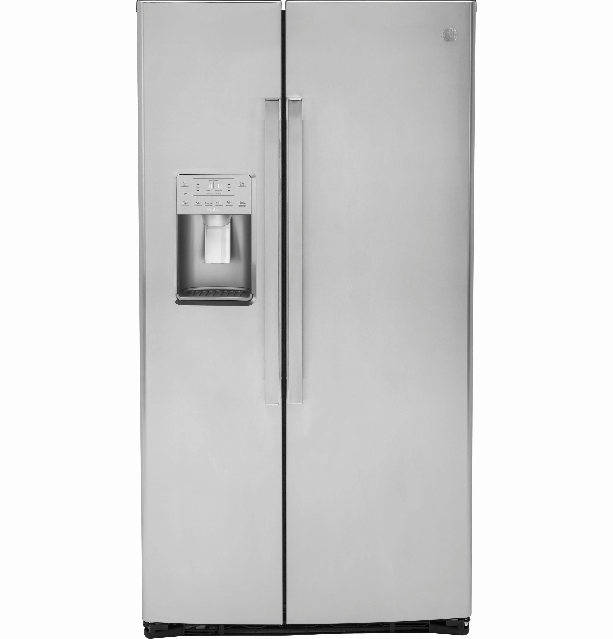 Ge Appliances PZS22MYKFS Ge Profile&#8482; Series 21.9 Cu. Ft. Counter-Depth Side-By-Side Refrigerator Freestanding Refrigerators freestanding fridge freezer combo