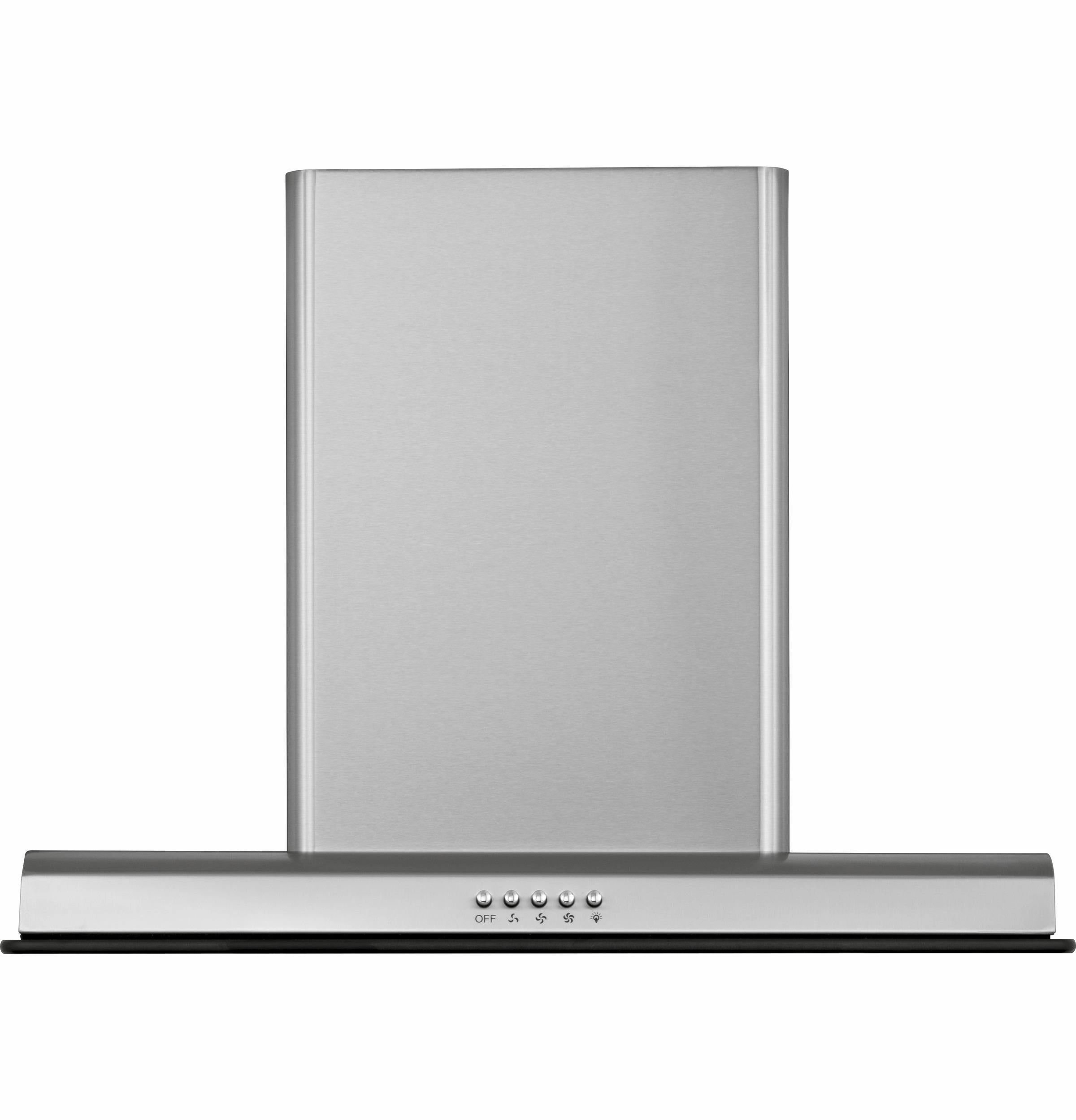 Ge Appliances UVW7241SNSS 24" Chimney Vent With Tempered Glass Ventilation Range Hoods high suction kitchen exhaust hood