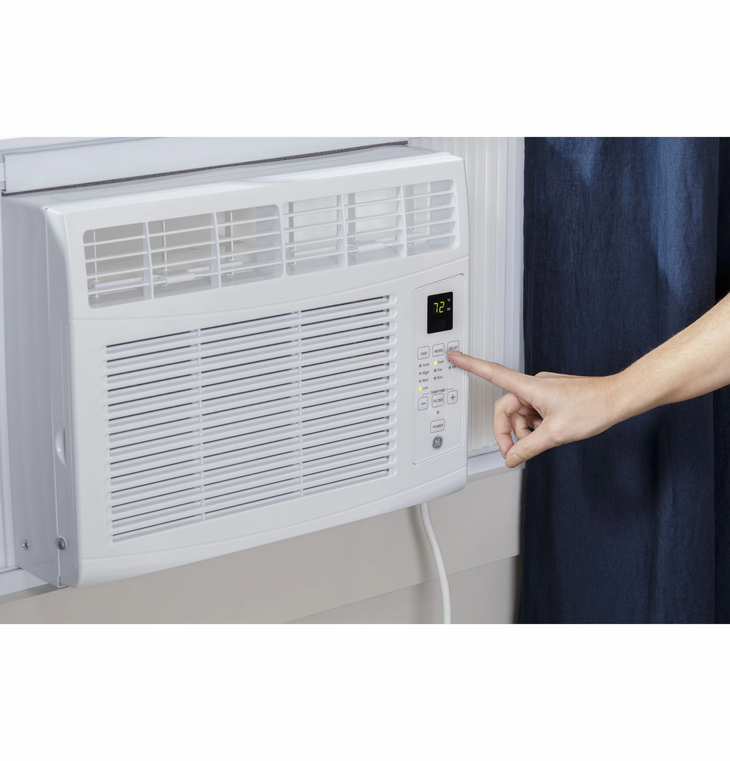 GE(R) 6,000 BTU Electronic Window Air Conditioner for Small Rooms up to 250 sq ft. - (AHW06LZ) air cooler,air condition,ac,air conditioners