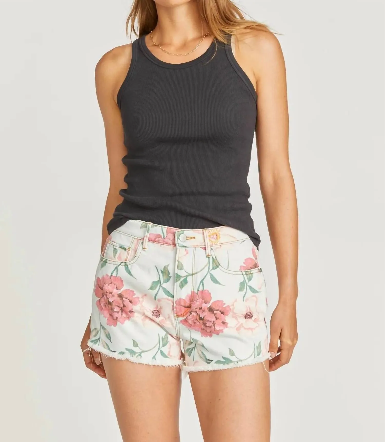 Goldie Shorts In White