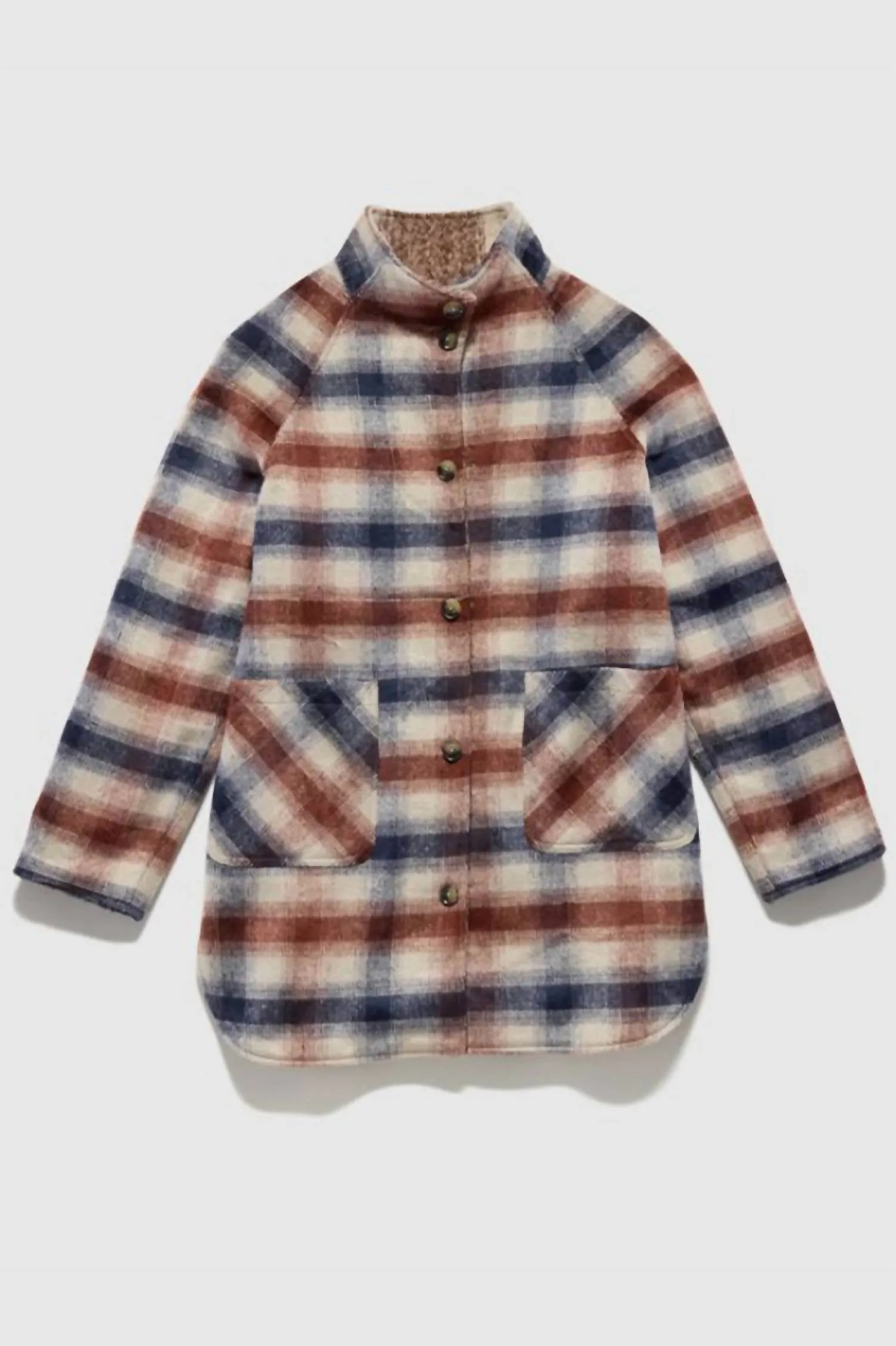 Gwinner Reversible Jacket In Brown/multi