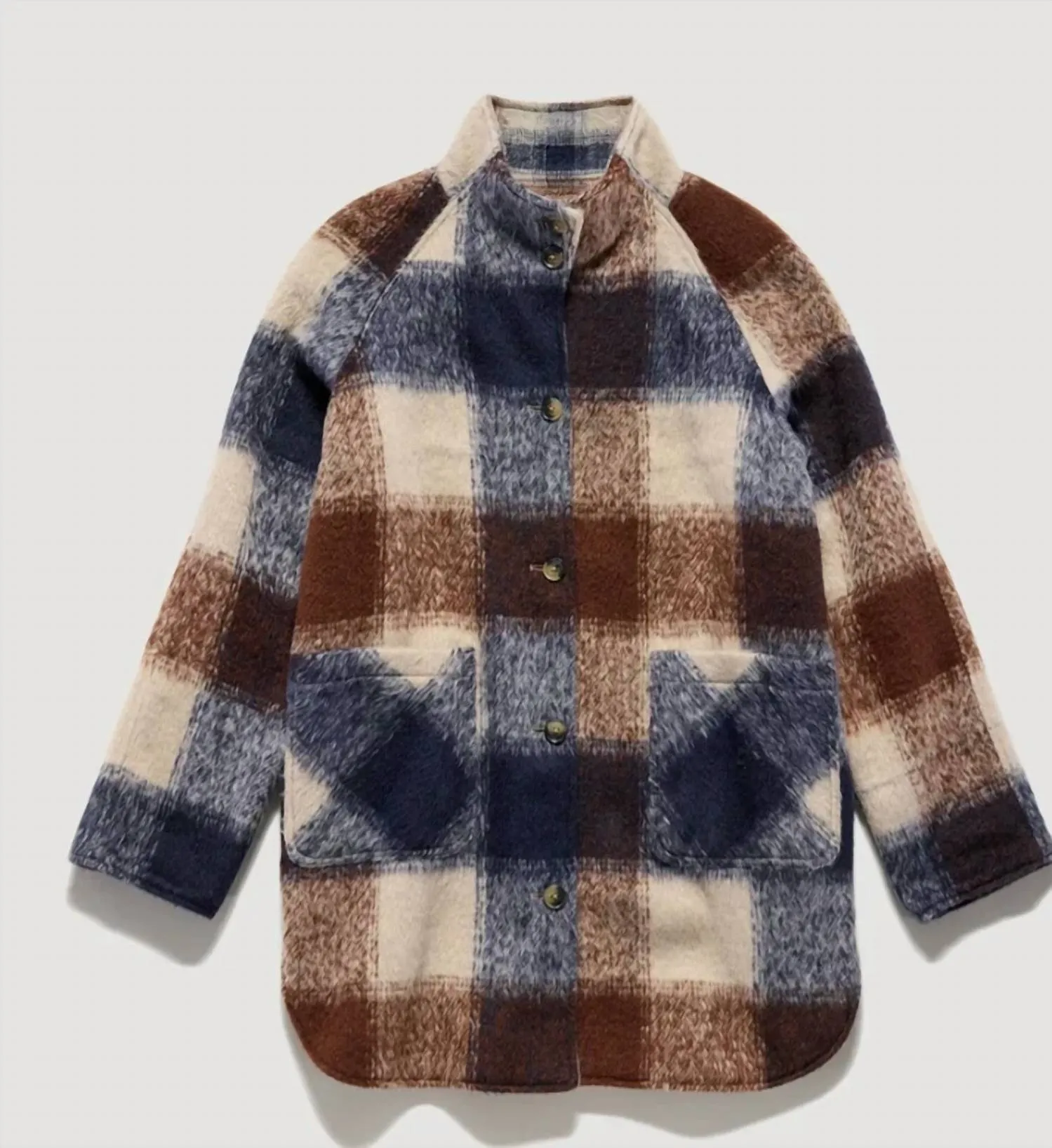 Gwinner Reversible Jacket In Brown/multi