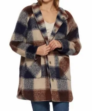 Gwinner Reversible Jacket In Brown/multi