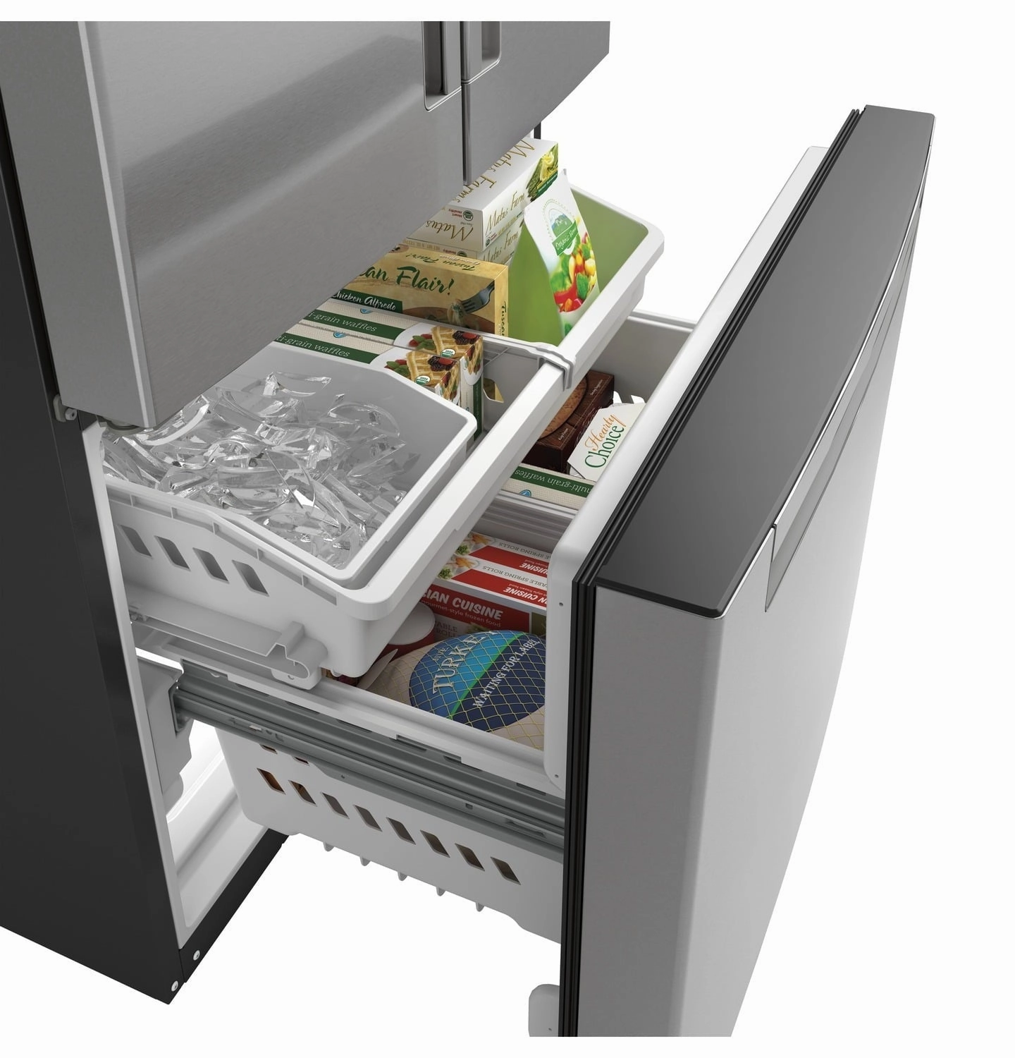 Haier QNE27JSMSS Energy Star? 27.0 Cu. Ft. French-Door Refrigerator