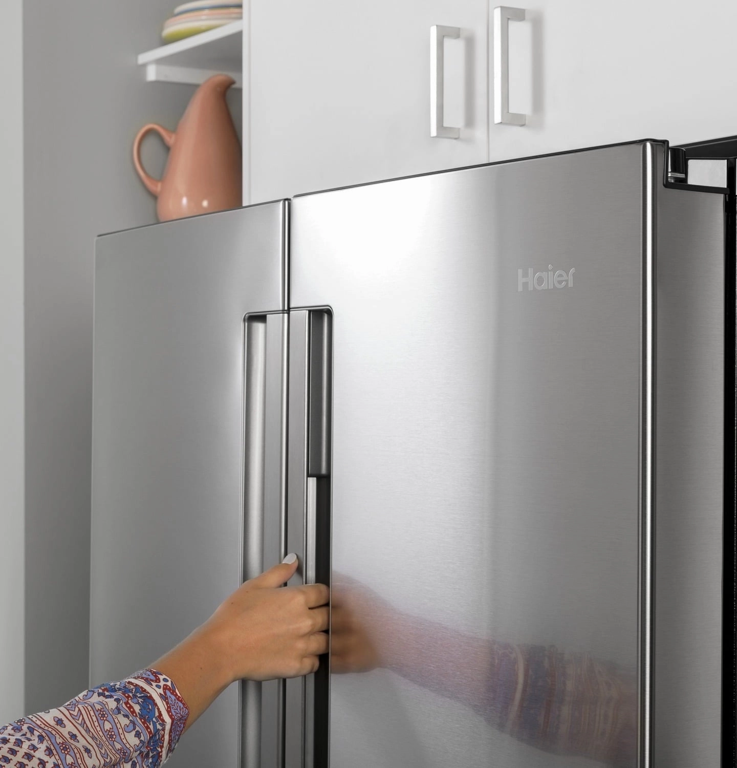 Haier QNE27JSMSS Energy Star? 27.0 Cu. Ft. French-Door Refrigerator