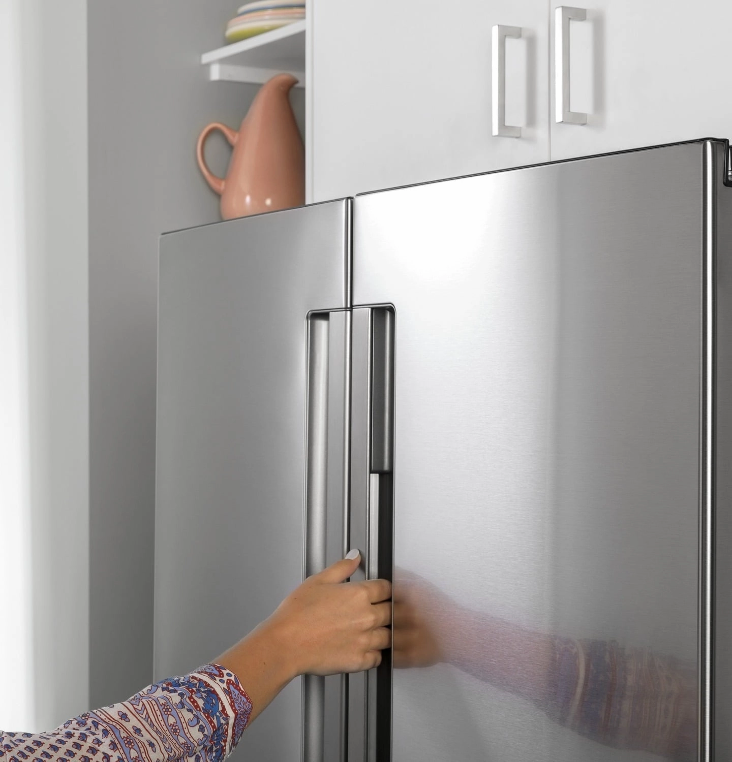 Haier QNE27JYMFS Energy Star? 27.0 Cu. Ft. Fingerprint Resistant French-Door Refrigerator