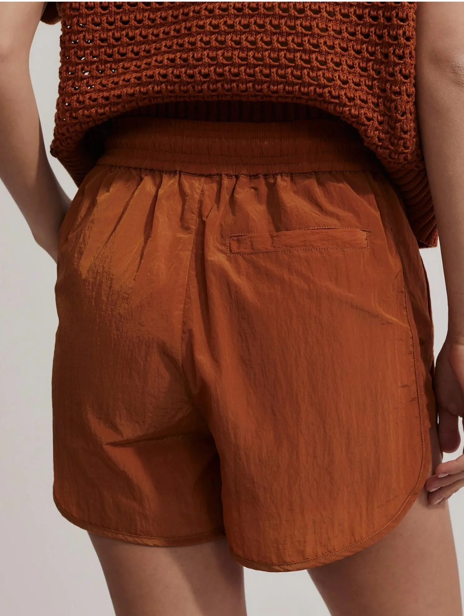 Harmon High Rise Short In Glazed Ginger