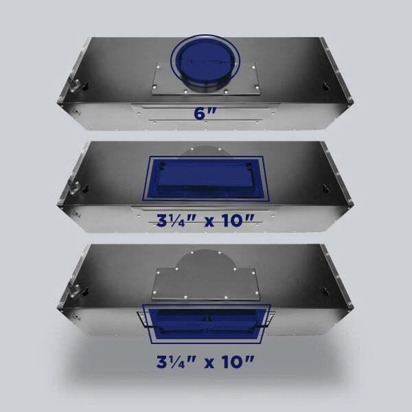 Hauslane UCPS18WHT30 Hauslane Chef 30-In Ducted Matte White Undercabinet Range Hood
