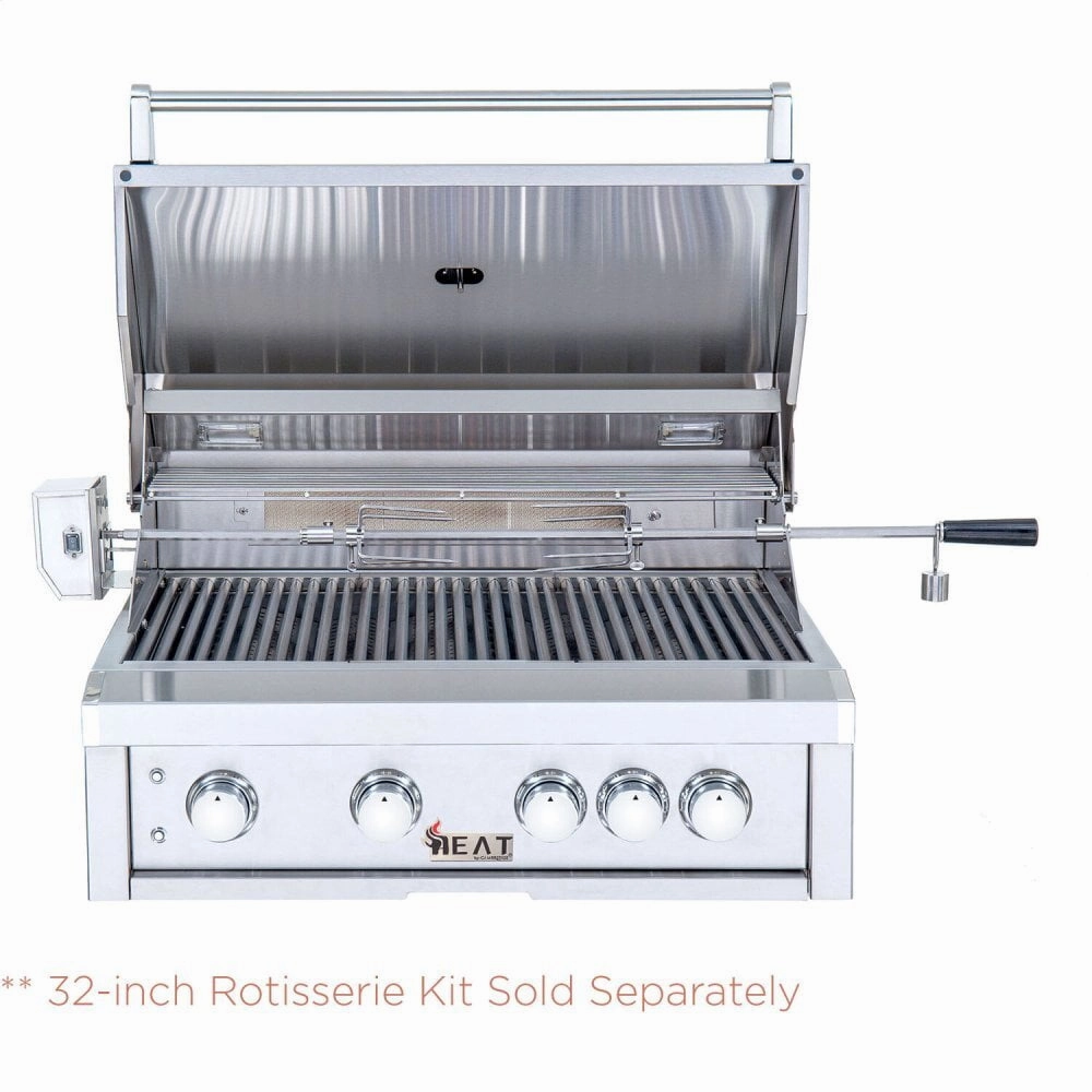 Heat Grills HTGR324LP Heat 32" 4-Burner Gas Grill W/ Infrared Burner - Lp