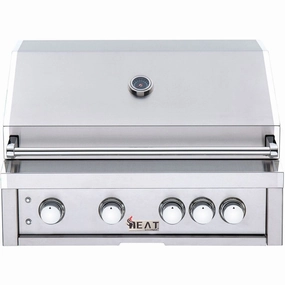 Heat Grills HTGR324NG Heat 32" 4-Burner Gas Grill W/ Infrared Burner - Ng Barbeque Grills,outdoor bbq grill