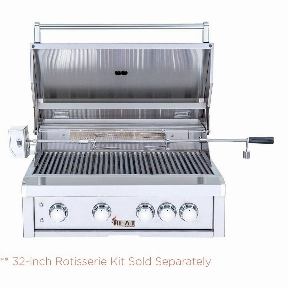 Heat Grills HTGR324NG Heat 32" 4-Burner Gas Grill W/ Infrared Burner - Ng