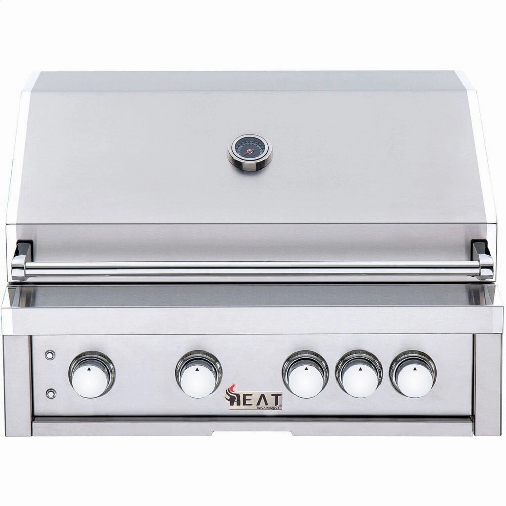 Heat Grills HTGR324NG Heat 32" 4-Burner Gas Grill W/ Infrared Burner - Ng Barbeque Grills,outdoor bbq grill
