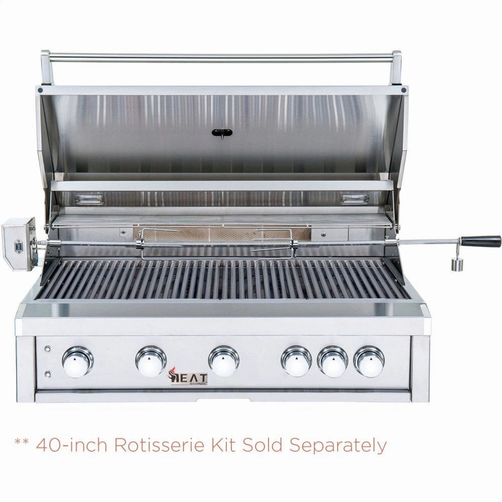 Heat Grills HTGR405LP Heat 40" 5-Burner Gas Grill W/ Infrared Burner - Lp