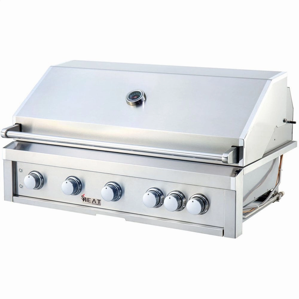 Heat Grills HTGR405LP Heat 40" 5-Burner Gas Grill W/ Infrared Burner - Lp