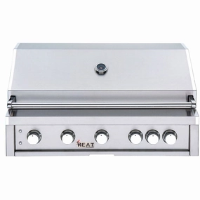 Heat Grills HTGR405LP Heat 40" 5-Burner Gas Grill W/ Infrared Burner - Lp Liquid Propane Barbeque Grills,propane gas grill