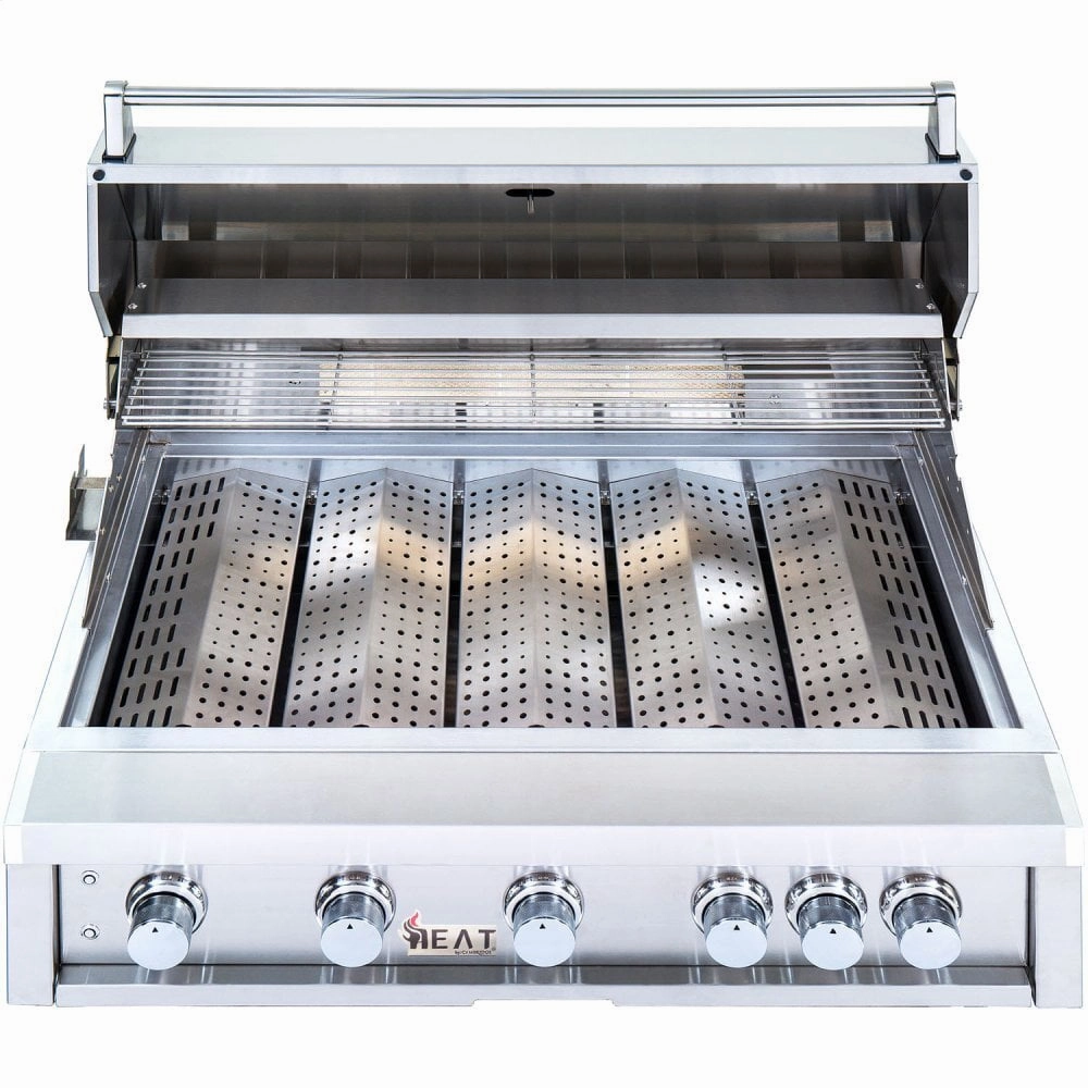 Heat Grills HTGR405NG Heat 40" 5-Burner Gas Grill W/ Infrared Burner - Ng