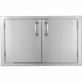 Heat Grills HTX32DBLDOOR 4-Burner 30" Double Access Door With Pt Holder Storage,outdoor grill storage cabinet