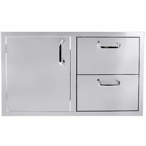 Heat Grills HTX40DRDWR 5-Burner 36" Single Door/2-Drawer Combo Barbeque Grill Accessories,grill tool set