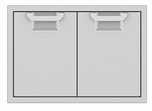 Hestan AEAD30BK Aspire Series - 30" Double Access Doors - Stealth / Black Barbeque Grill Accessories,grill tool set