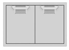 Hestan AEAD30RD Aspire Series - 30" Double Access Doors - Matador / Red Storage,outdoor grill storage cabinet