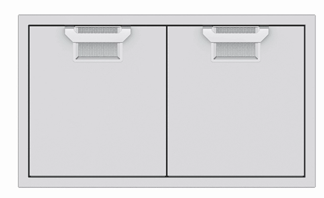 Hestan AEAD36BU Aspire Series - 36" Double Access Doors - Prince / Blue Storage,outdoor grill storage cabinet