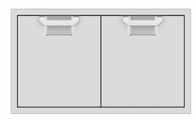Hestan AEAD36OR Aspire Series - 36" Double Access Doors - Citra / Orange Storage,outdoor grill storage cabinet