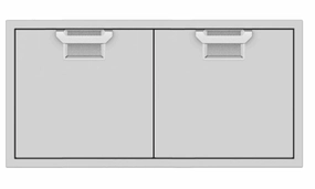 Hestan AEAD42BU Aspire Series - 42" Double Access Doors - Prince / Blue Storage,outdoor grill storage cabinet
