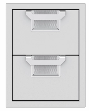 Hestan AEDR16 Aspire Series - 16" Double Drawers - Steeletto / Stainless Steel Barbeque Grill Accessories,grill tool set