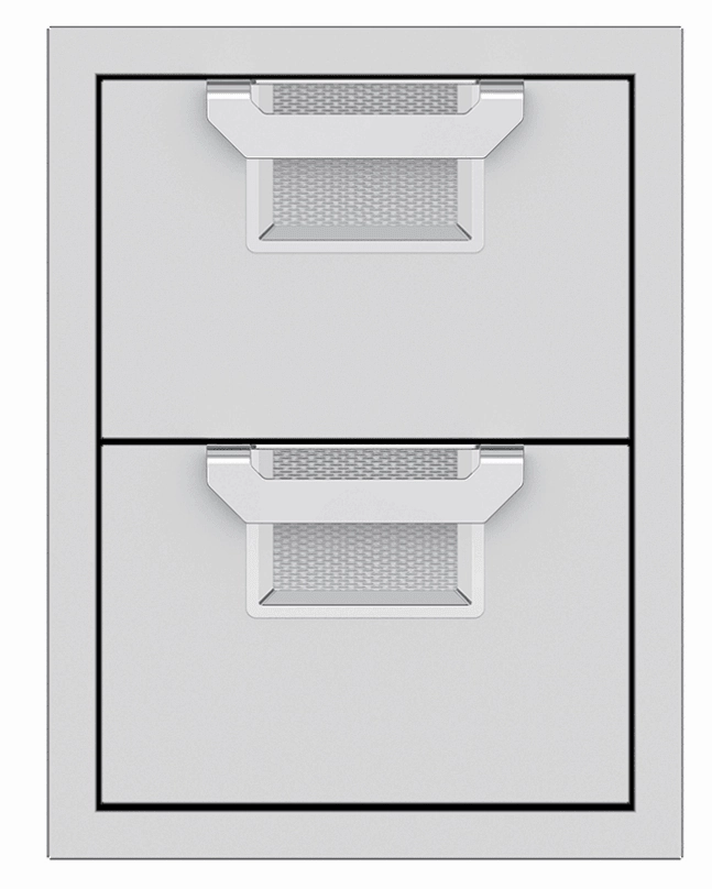Hestan AEDR16BK Aspire Series - 16" Double Drawers - Stealth / Black